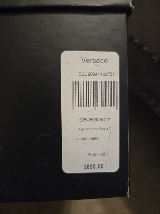 Versace Women’s Multicolor Athletic Sneakers - Pink & Blue - Picture 3 of 8